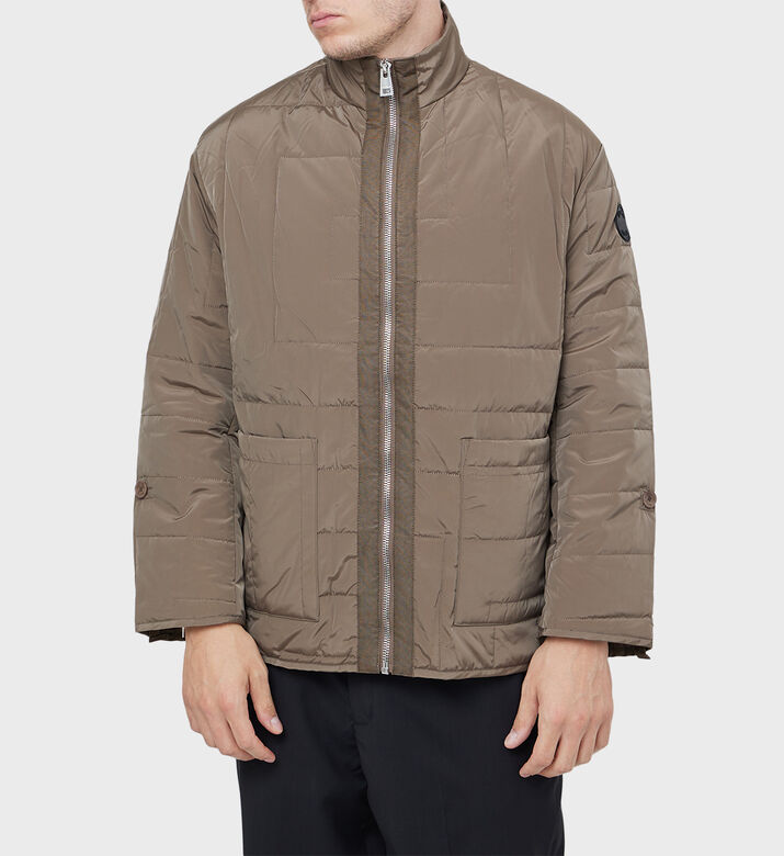Parisi Stand Collar Bomber Jacket