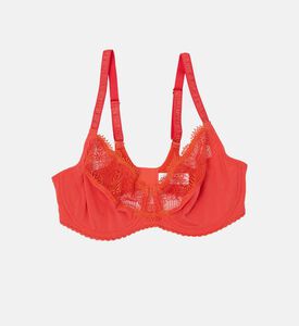 Full Cup Embroidered Support Bra Full Cup Embroidered Support Bra