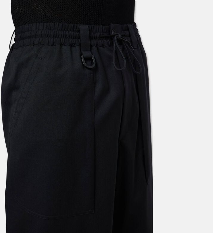 Y-3 Elastic Waistband Wide-leg Pants, Model View