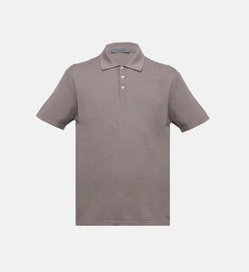 قميص بولو من قطن بيما بأزرار