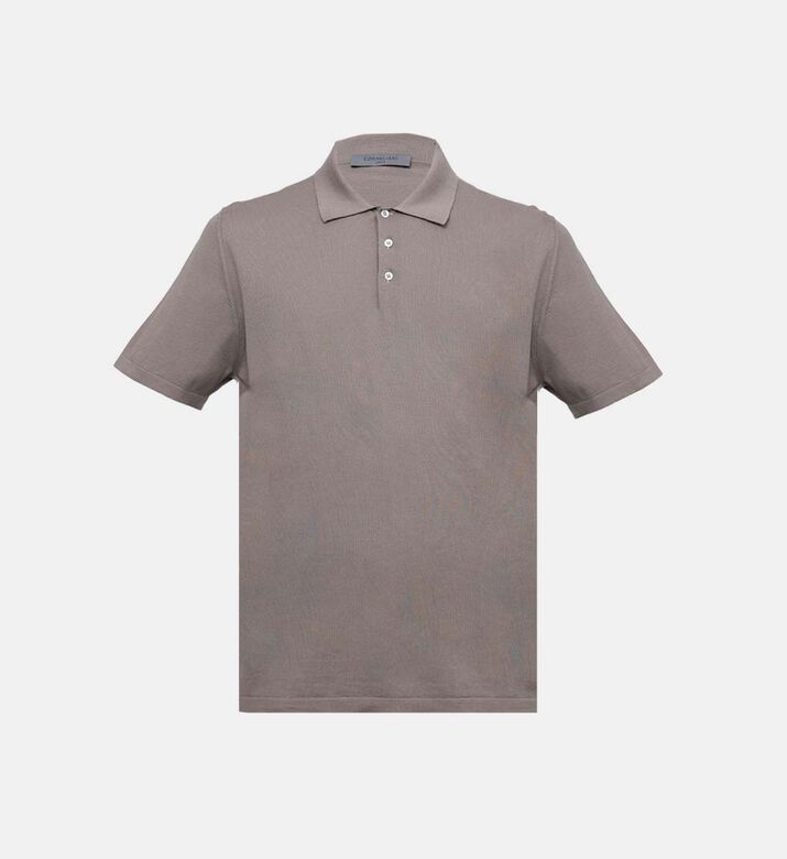 قميص بولو من قطن بيما بأزرار