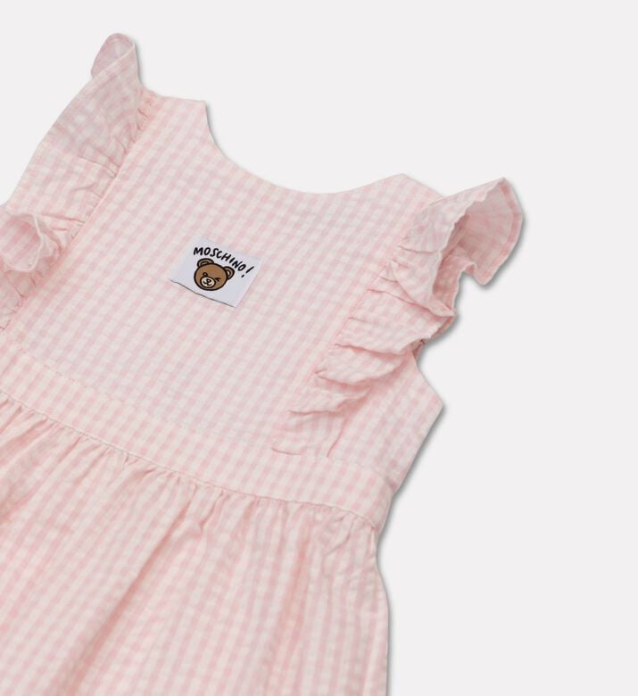 Moschino BKT Gingham Ruffle Trim Sun Dress, Packshot View