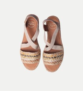 Eider-lk Patterned Textile Low-wedge Espadrille