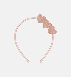 Glitter Embellished Heart Hair Band