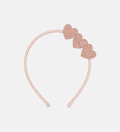 Glitter Embellished Heart Hair Band