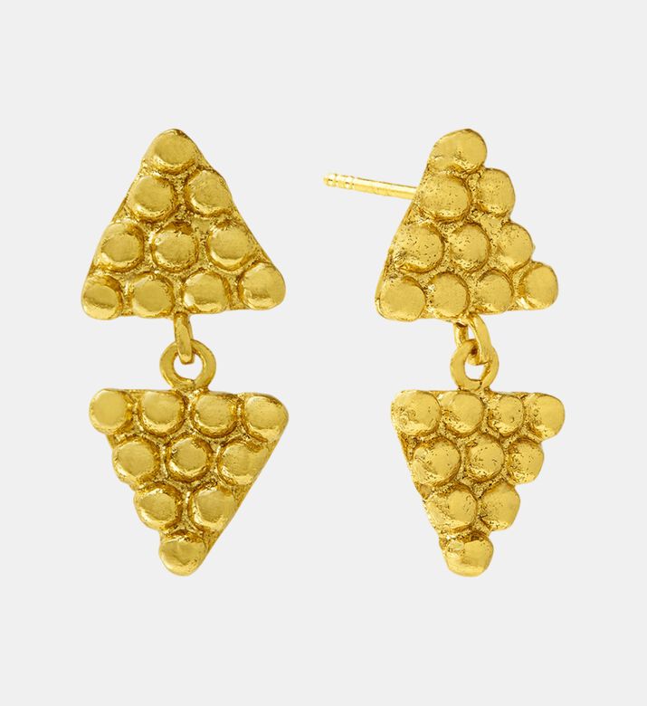 Ottoman Hands Azar Triangle-shape Drop Earrings, Packshot View