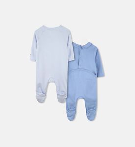 Organic Cotton Blue 2-piece Baby Pajamas Set
