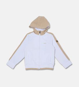 Boss Longs-sleeve Logo-print Hooded Sweatshirt, Packshot View