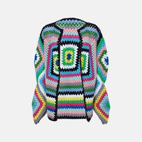 Crochet Patchwork Design Cardigan