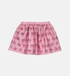 تنورة قصيرة بطبعة دب تيدي بير