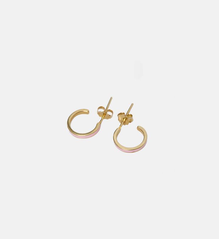 أقراط دائرية 18 قيراط