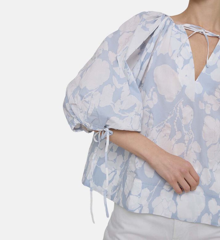 Samatera Printed Loose-fit Blouse