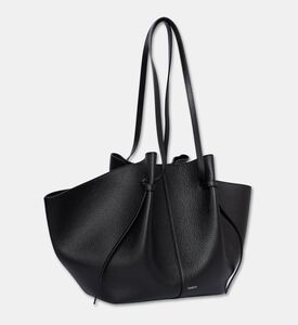 Yuzefi Mochi Suede Large Bag, Black, Packshot View