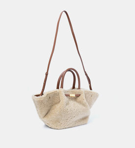Shearling Triangular Bag