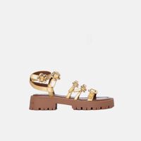 The Kiki Metallic Gladiator Sandals