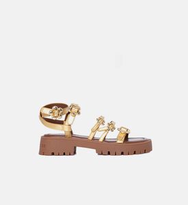 The Kiki Metallic Gladiator Sandals