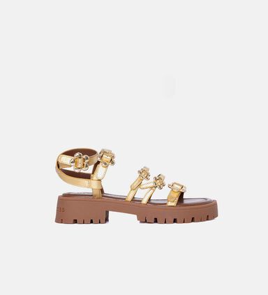 The Kiki Metallic Gladiator Sandals