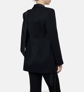 The Attico Long-sleeve Side-detail Jacket, Model View