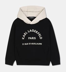 Karl Lagerfeld Contrast-hood Logo Hoodie, Packshot View