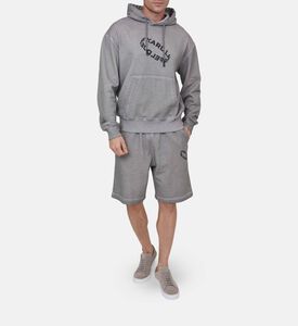 سترة بغطاء رأس وجيب كنغر