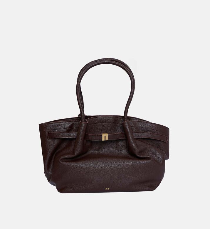 حقيبة يد هانا جلد متوسطة الحجم