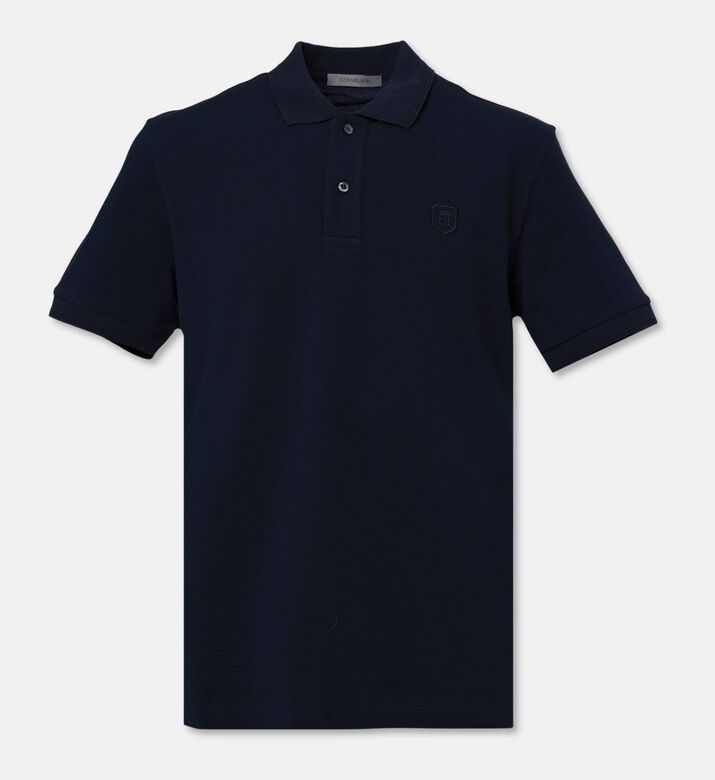 Corneliani Polo Jersey, Dark-blue, 54, Packshot View