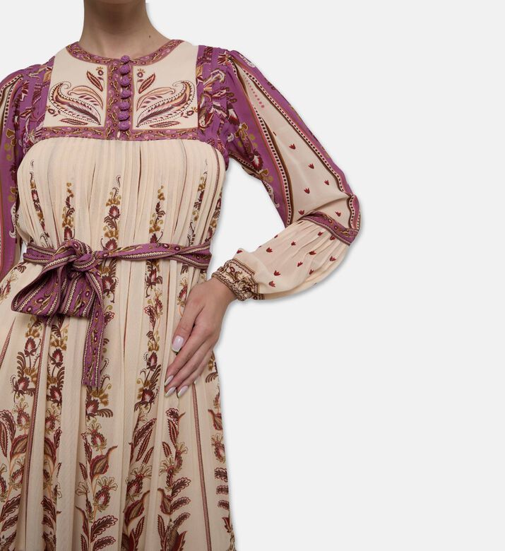 Farm Rio Ainika Botanical-print Maxi Dress, Model View