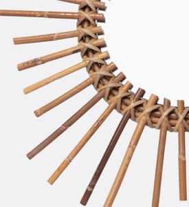 Sun Rattan Wall Mirror 65 Cm