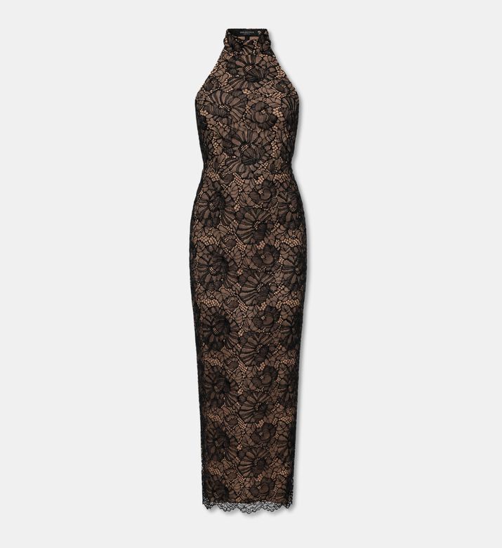 Rotate Lace Halter Neck Dress, Packshot View