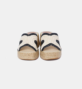 Braided Wedge Slippers