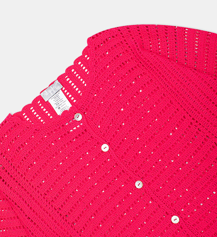 Junior Girl Crochet Cardigan