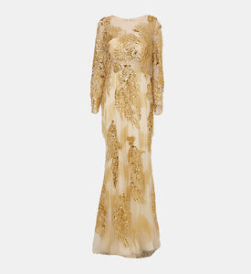 Golden Rhapsody Sequin Gown