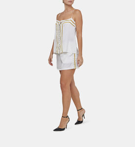 Iris Silk Lined Top Short Set Iris Silk Lined Top Short Set