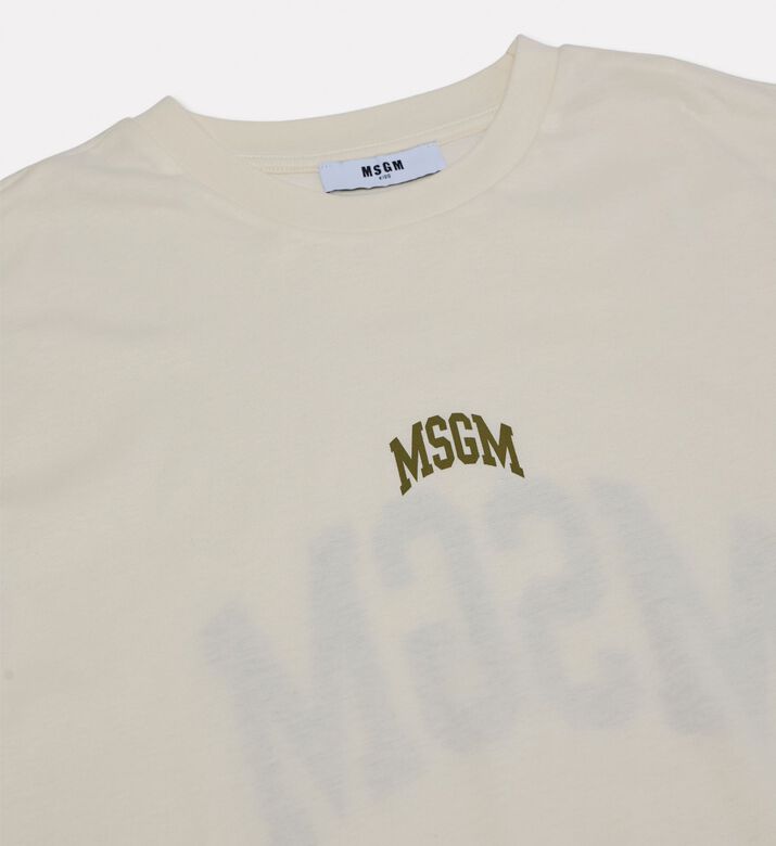 MSGM Cotton Jersey Crewneck Short-sleeve T-shirt, Packshot View