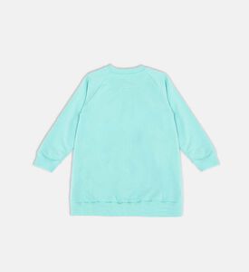 فستان مزين بعقدة ملونة