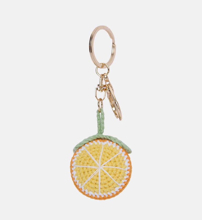 Crochet Orange Key Chain