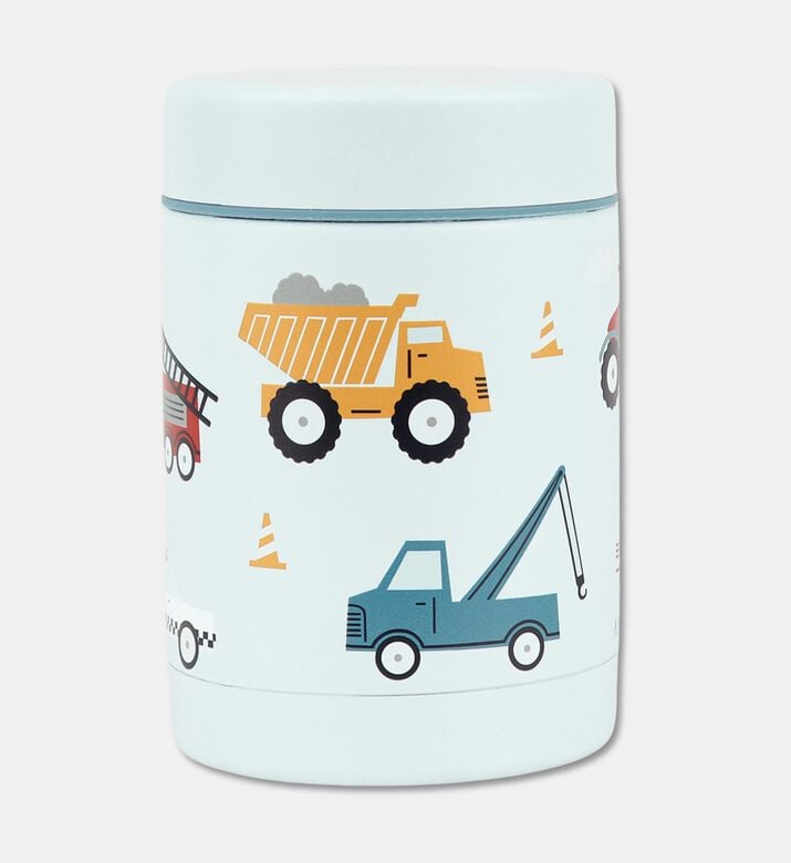 A Little Lovely Company Food Jar 300ml - Vehicles, Packshot View