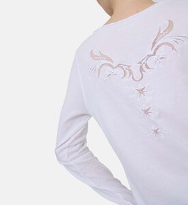 بلوزة بياقة تونسية طويلة الأكمام