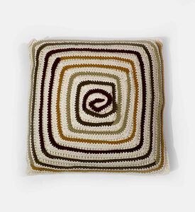 Home Deco and More Fleming Cotton Square Cushion, Packshot View