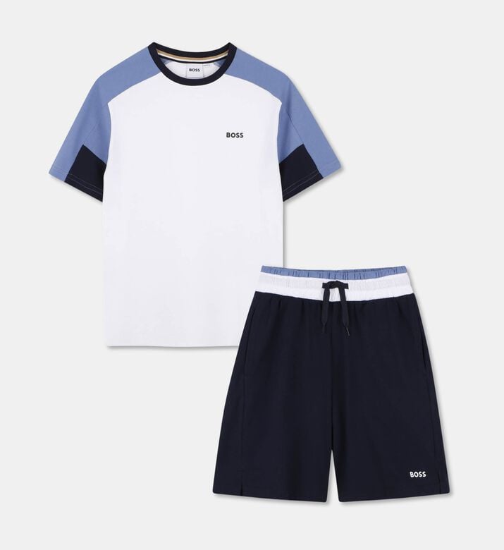 Boss Shoulder Cut-out Jersey Set, Packshot View