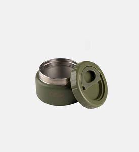 برطمان طعام فولاذ مقاوم للصدأ بطبعة شعار