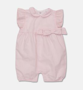 My First Collection Waist Bow Short-sleeve Rompersuit, Packshot View
