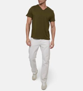 Zadig et Voltaire Monastir Button-placket T-shirt, Model View