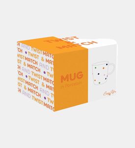 Porcelain Painted Handled Mug