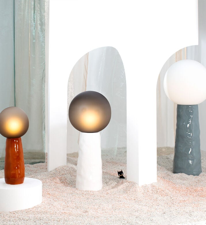 Kokeshi Led Ceramic High Lamp