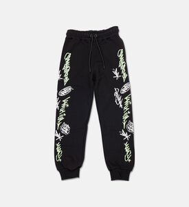 Sprayground Glowing Script Pattern Joggers, Packshot View