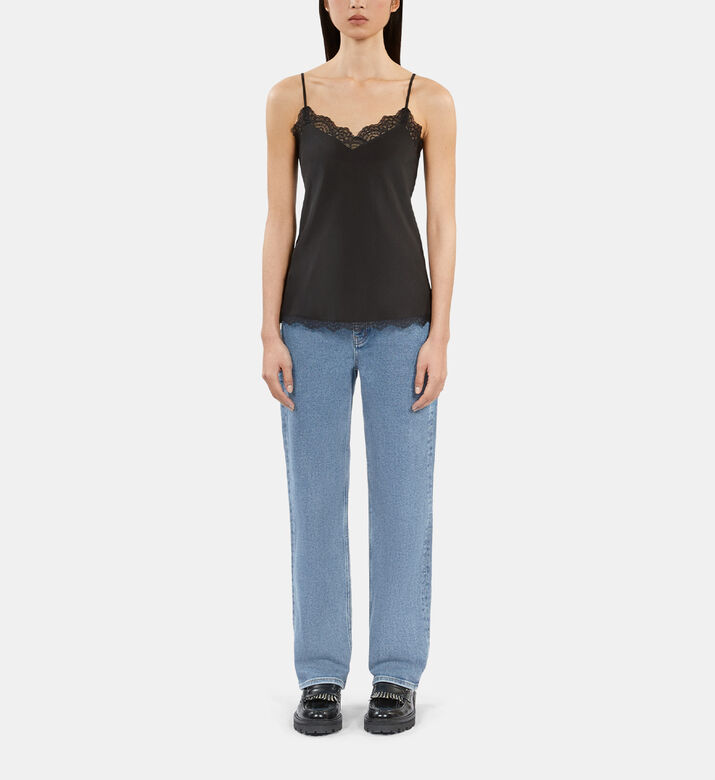 Silk Lace-detail Camisole