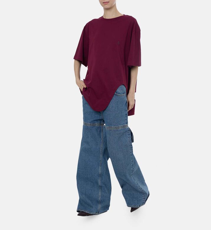 Side Slit Short-sleeve T-shirt