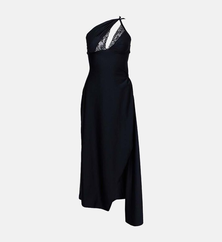 Asymmetric Knitted Dress