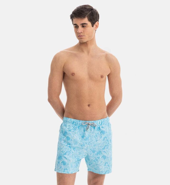 Sky Paisley Swim Shorts Sky Paisley Swim Shorts